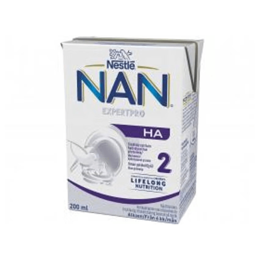 Nestlé NAN EXPERTPRO HA 2, käyttövalmis maitopohjainen vieroitusvalmiste, 200ml, alkaen 6 kk
