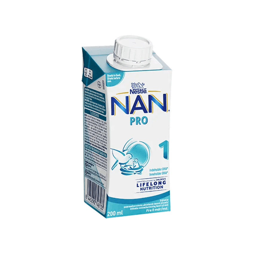 Nestlé NAN PRO 1, käyttövalmis äidinmaidonkorvike, 200 ml, alkaen 0 kk