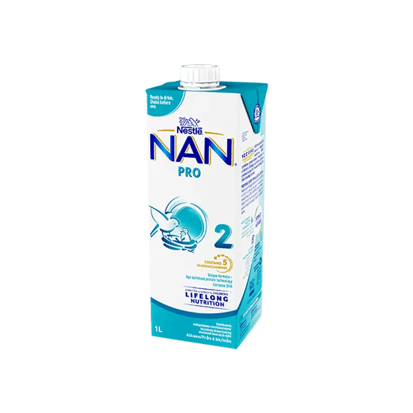 Nestlé NAN PRO 2, käyttövalmis vieroitusvalmiste, 1000ml, alkaen 6 kk