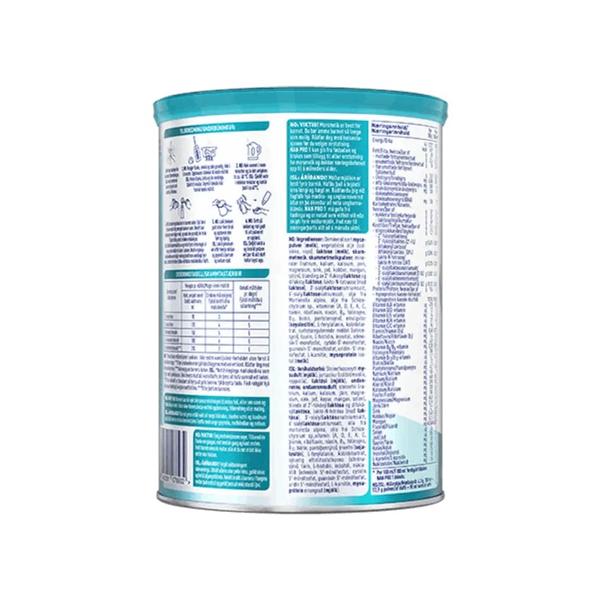Nestlé NAN PRO 1, jauhemainen äidinmaidonkorvike, 800g, alkaen 0 kk