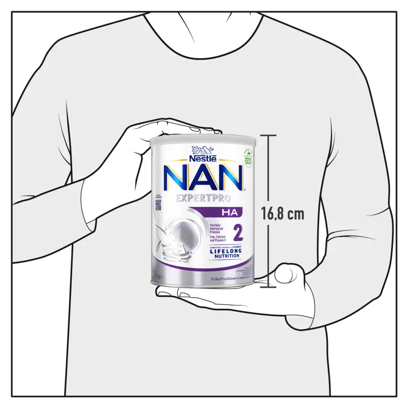 Nestlé NAN EXPERTPRO HA 2 - Jauhemainen Vieroitusvalmiste 800 g, alkaen 6 kk