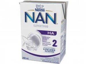 Nestlé NAN EXPERTPRO HA 2, käyttövalmis maitopohjainen vieroitusvalmiste, 200ml, alkaen 6 kk Nestlé NAN EXPERTPRO HA 2, käyttövalmis maitopohjainen vieroitusvalmiste, 200ml, alkaen 6 kk