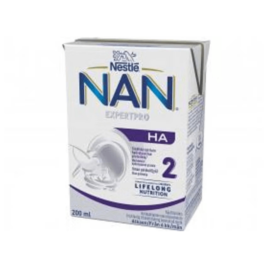 Nestlé NAN EXPERTPRO HA 2, käyttövalmis maitopohjainen vieroitusvalmiste, 200ml, alkaen 6 kk