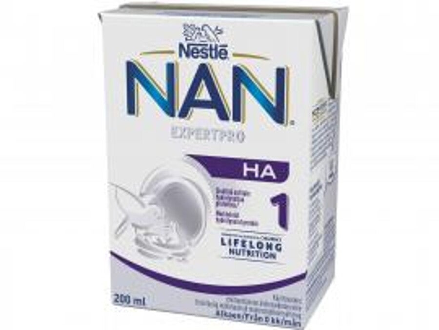 Nestlé NAN EXPERTPRO HA 1, käyttövalmis äidinmaidonkorvike, 200ml, alkaen 0 kk