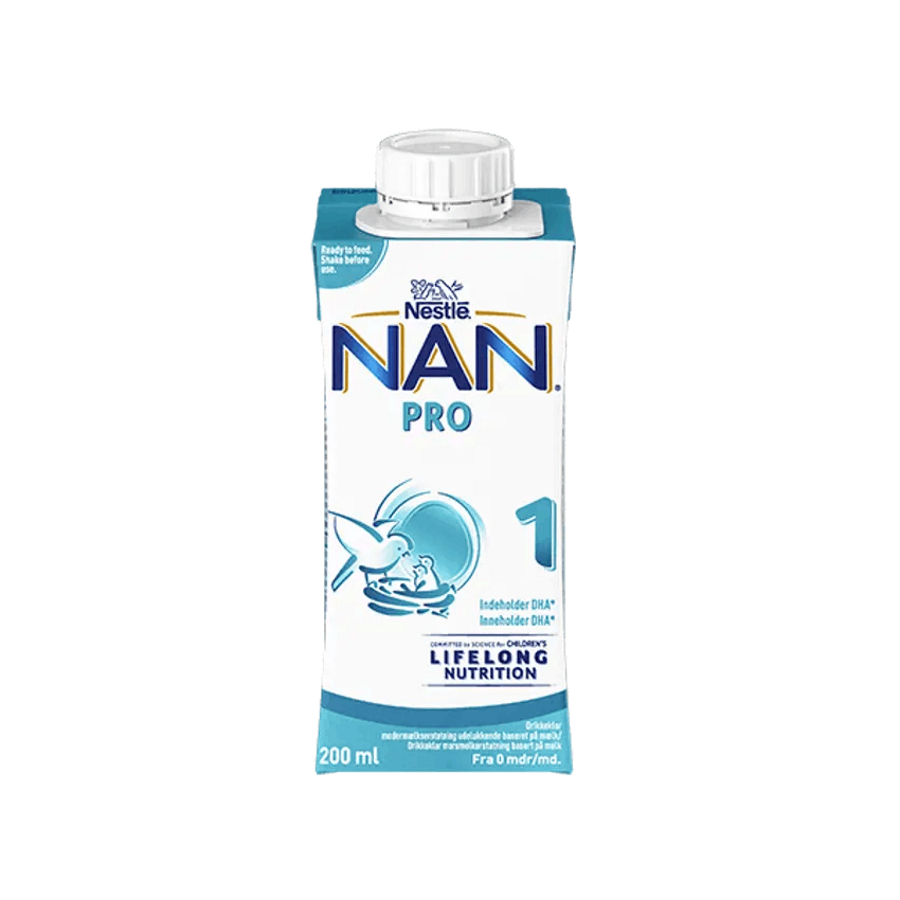 Nestlé NAN PRO 1, käyttövalmis äidinmaidonkorvike, 200 ml, alkaen 0 kk