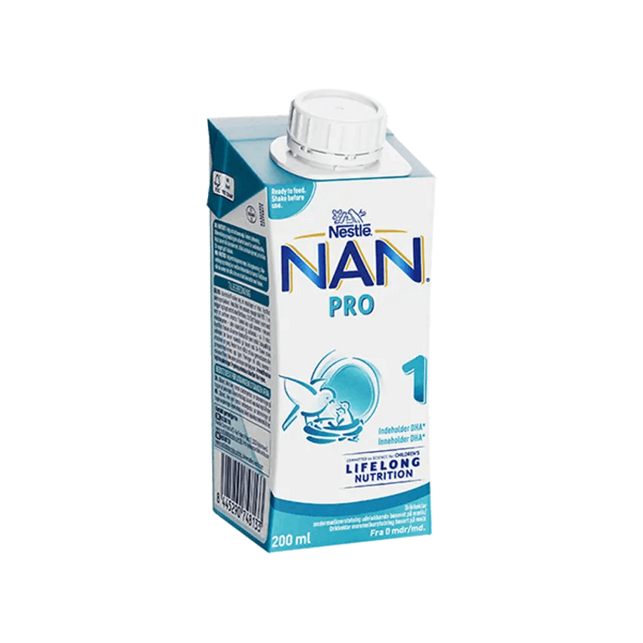 Nestlé NAN PRO 1, käyttövalmis äidinmaidonkorvike, 200 ml, alkaen 0 kk