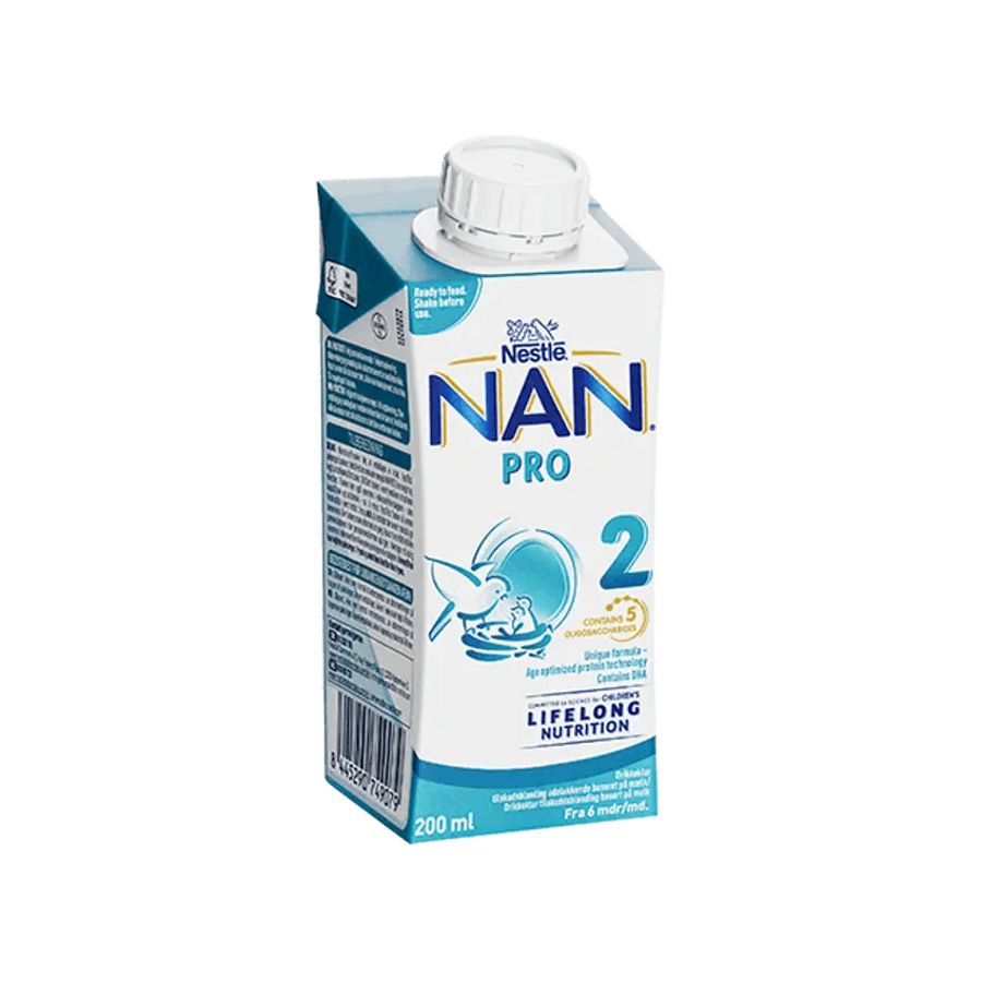 Nestlé NAN PRO 2, käyttövalmis vieroitusvalmiste, 200ml, alkaen 6 kk