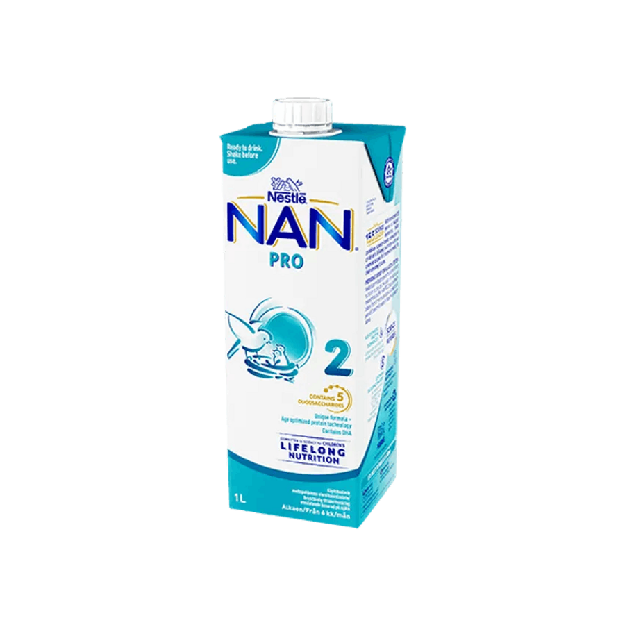 Nestlé NAN PRO 2, käyttövalmis vieroitusvalmiste, 1000ml, alkaen 6 kk