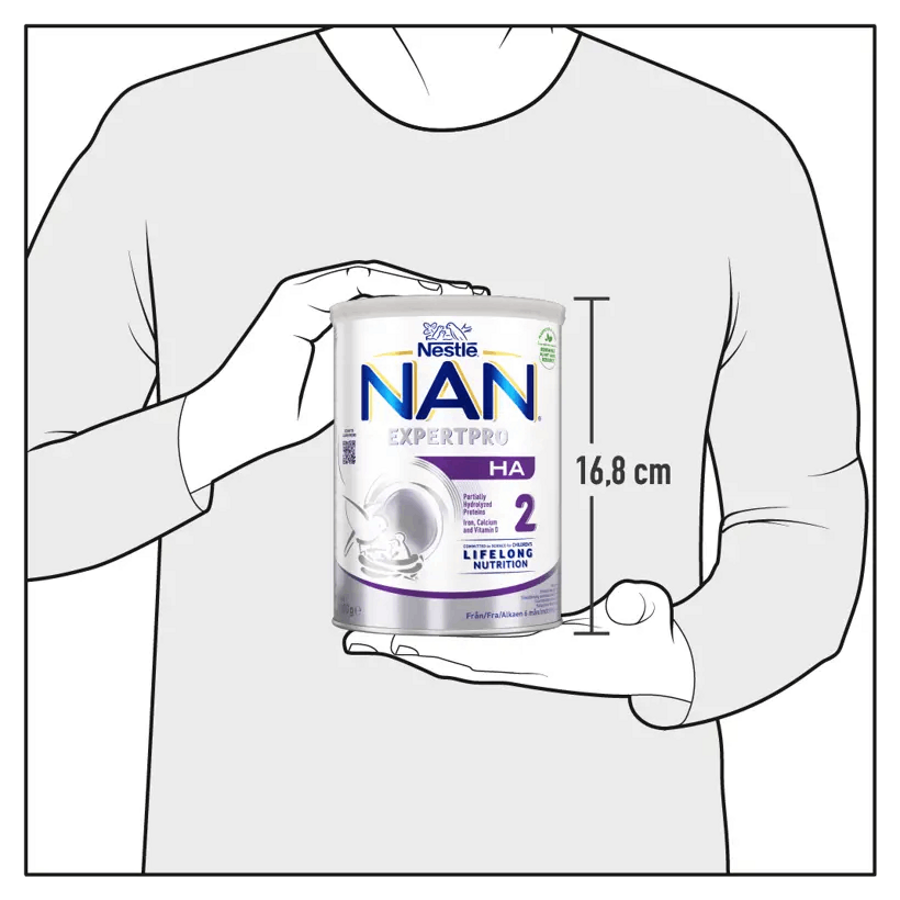 Nestlé NAN EXPERTPRO HA 2 - Jauhemainen Vieroitusvalmiste 800 g, alkaen 6 kk