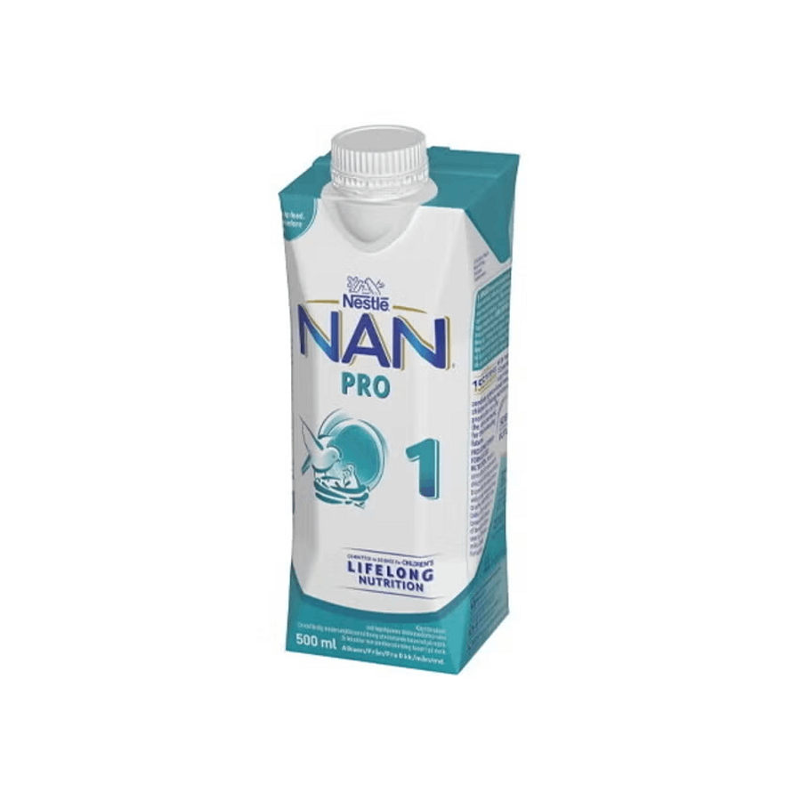 Nestlé NAN PRO 1, käyttövalmis äidinmaidonkorvike, 500 ml, alkaen 0 kk