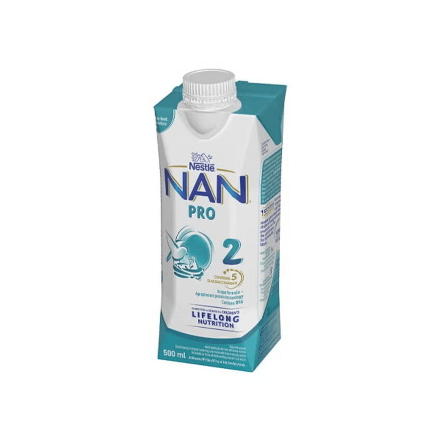 Nestlé NAN PRO 2, käyttövalmis vieroitusvalmiste, 500ml, alkaen 6 kk